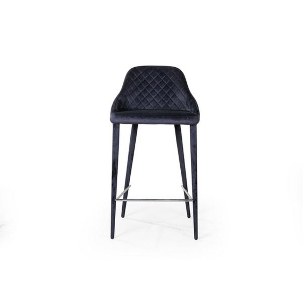 Стул Douglas Rhombus Bar stool Черный Велюр
