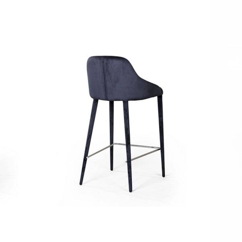 Стул Douglas Rhombus Bar stool Черный Велюр