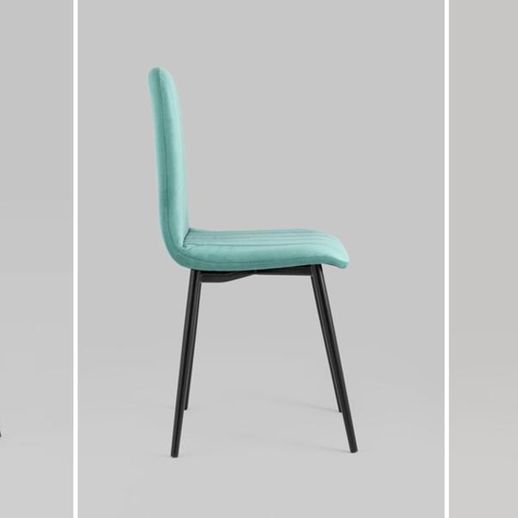 Стул Easy Chair Велюр Мятный цвет