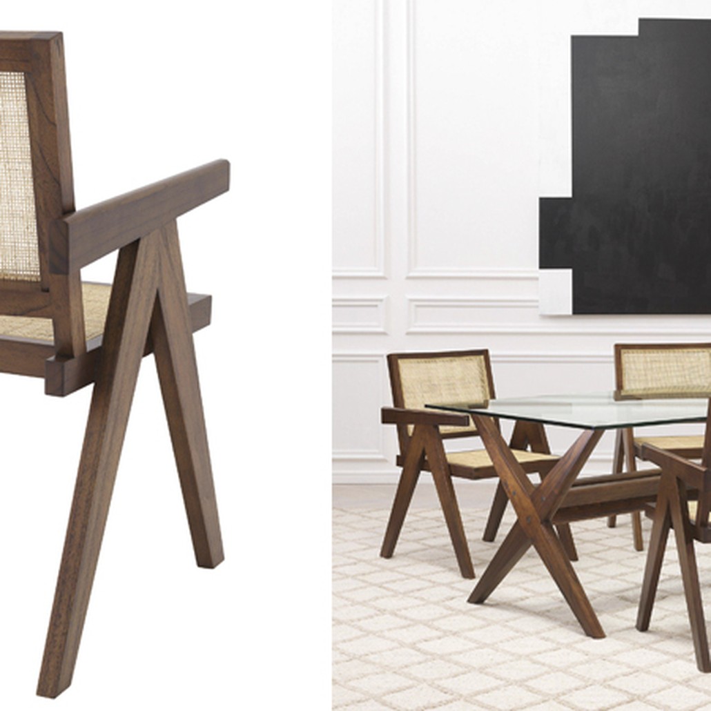 Стул Eichholtz Dining Chair Aristide brown