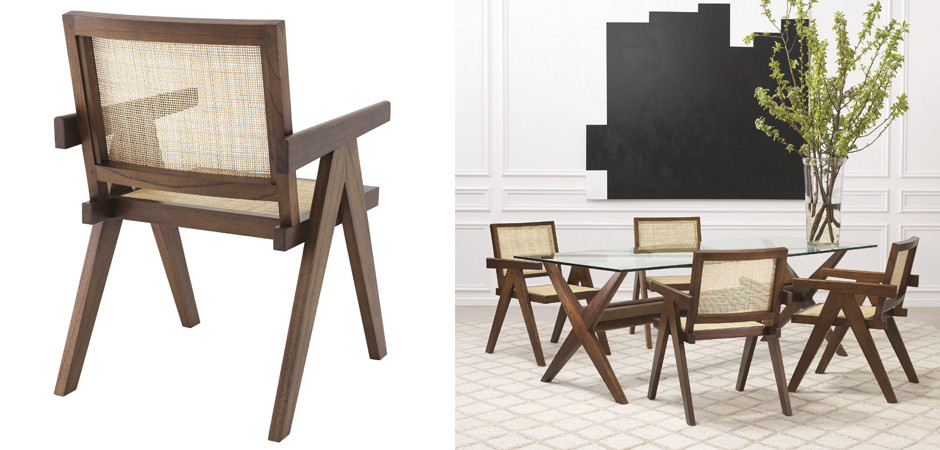 Стул Eichholtz Dining Chair Aristide brown