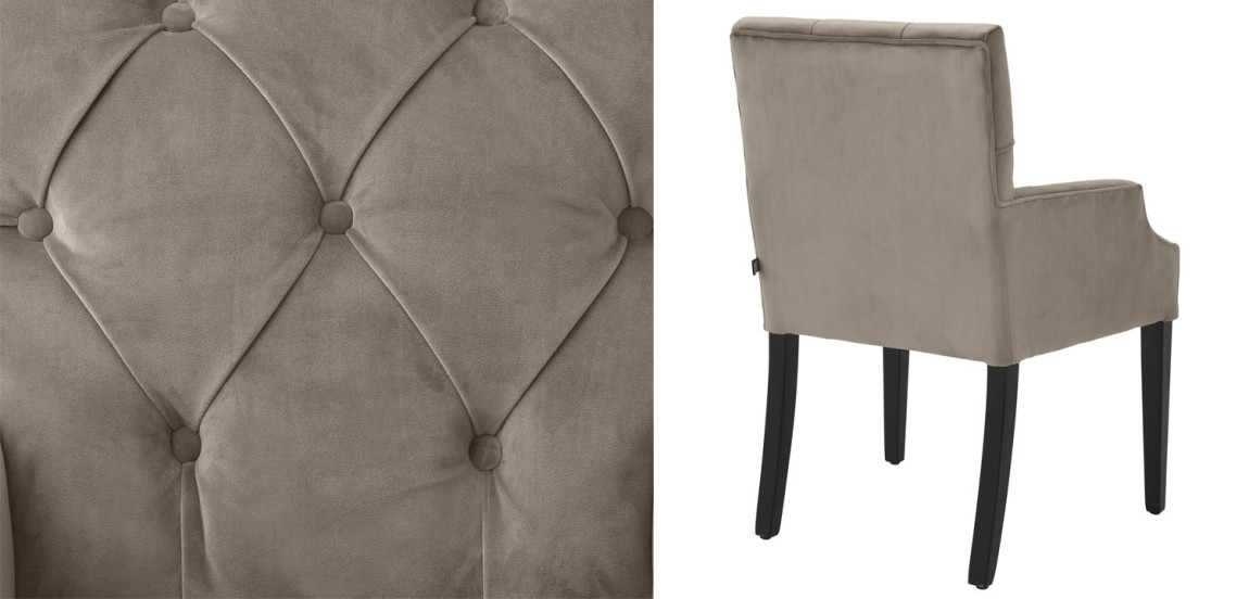 Стул Eichholtz DINING CHAIR ATENA WITH ARM