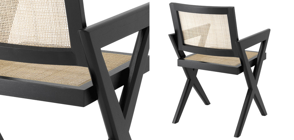 Стул Eichholtz Dining Chair Augustin black
