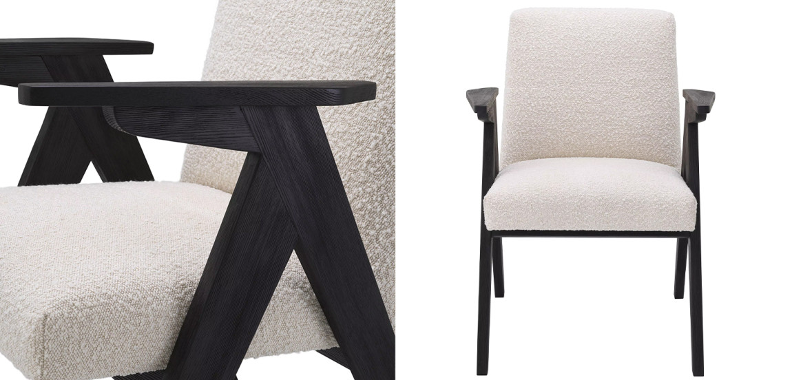 Стул Eichholtz Dining Chair Bobo Boucle