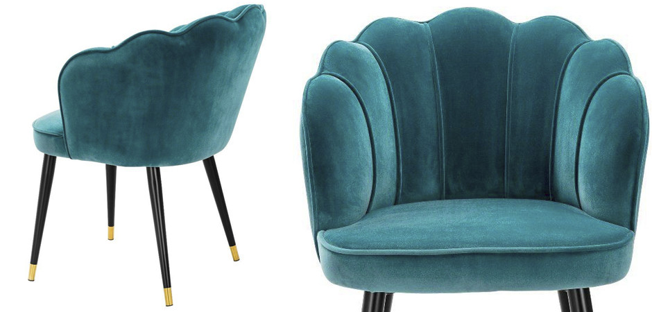 Стул Eichholtz Dining Chair Bristol sea green