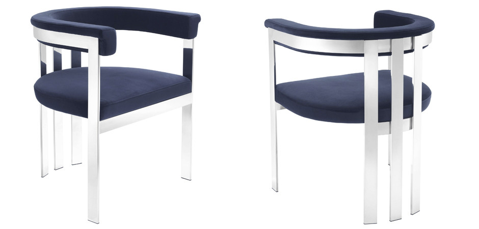 Стул Eichholtz Dining Chair Clubhouse blue