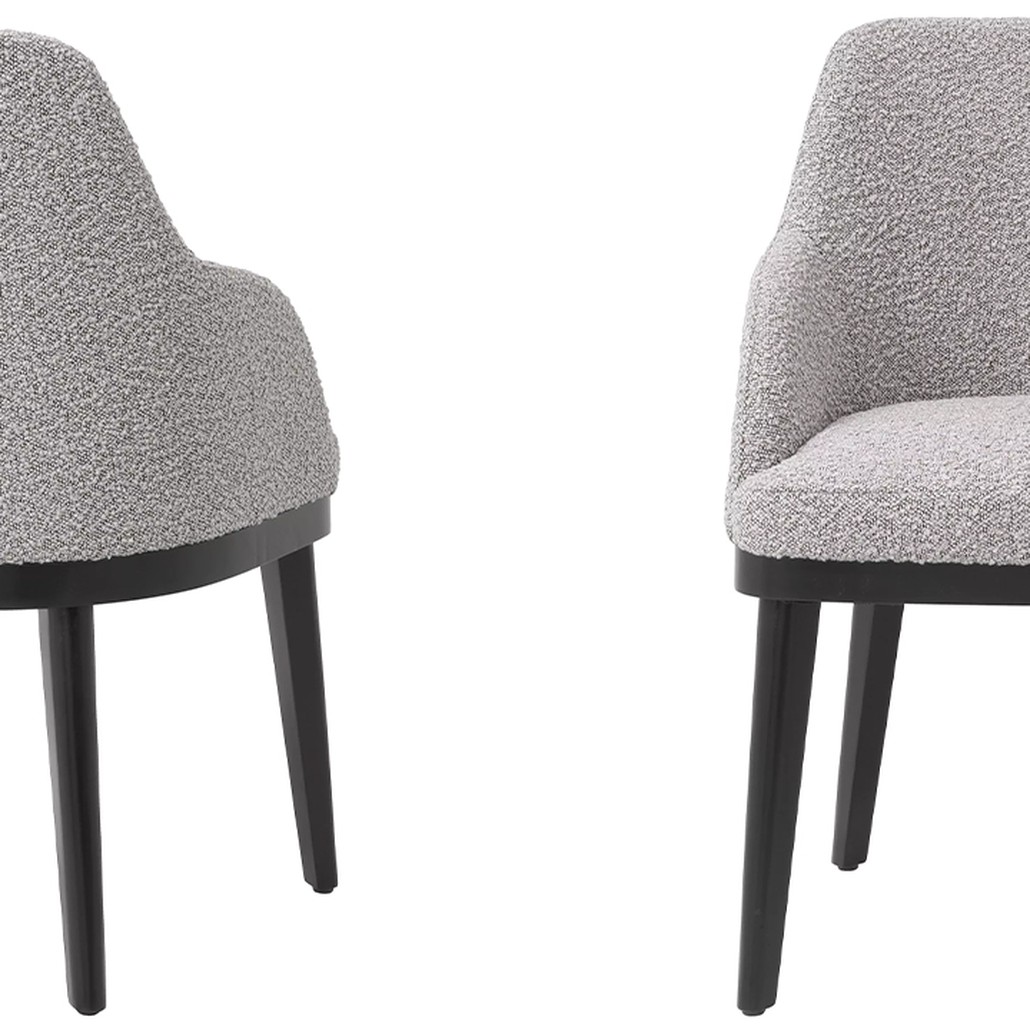 Стул Eichholtz Dining Chair Costa Boucle Grey