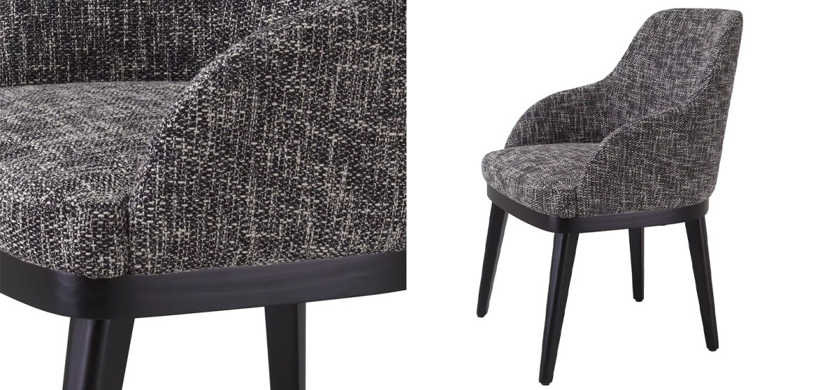 Стул Eichholtz Dining Chair Costa Cambon Black