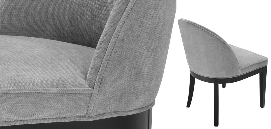 Стул Eichholtz Dining Chair Fallon grey