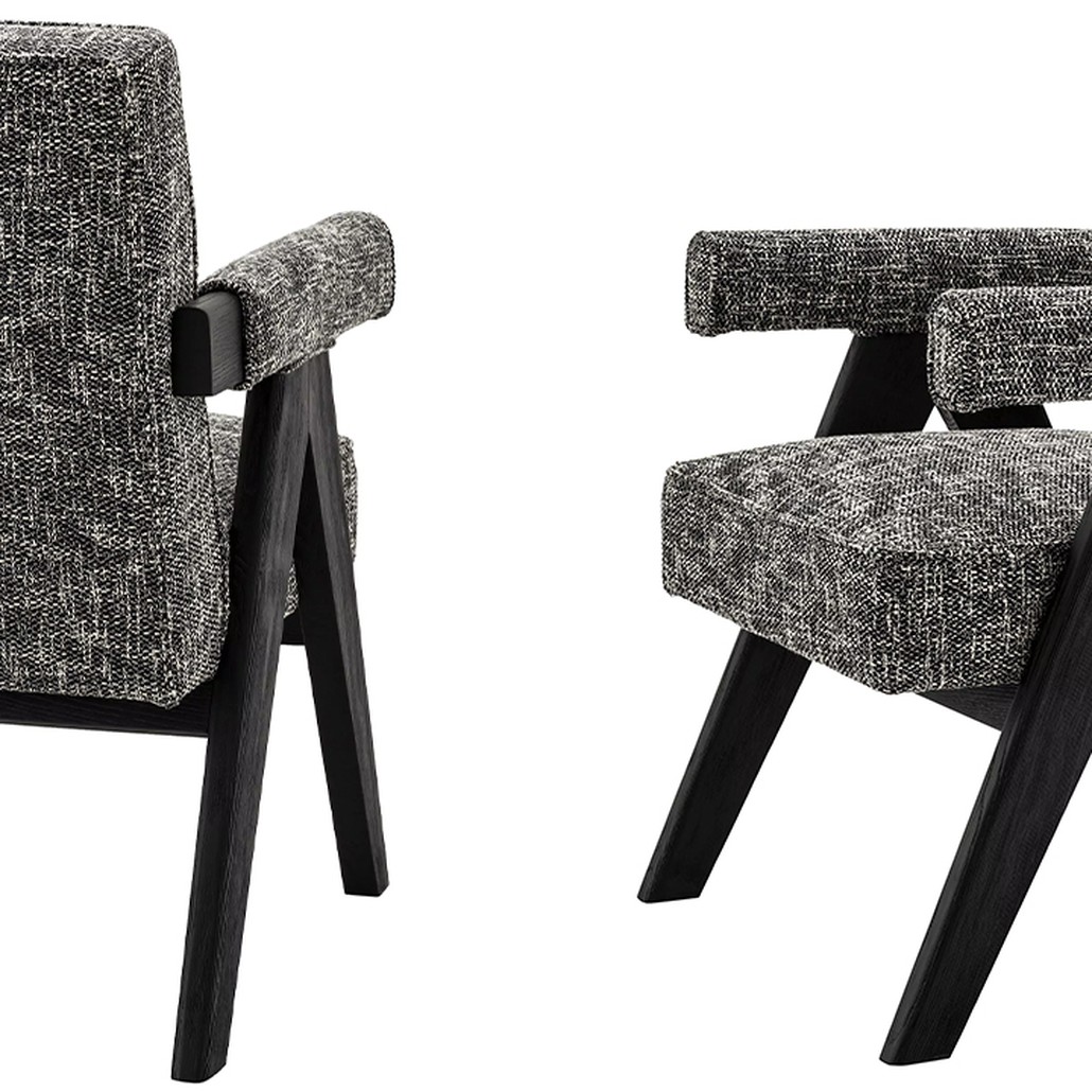 Стул Eichholtz Dining Chair Greta Черный