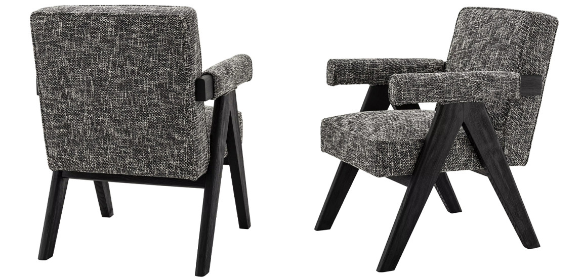 Стул Eichholtz Dining Chair Greta Черный