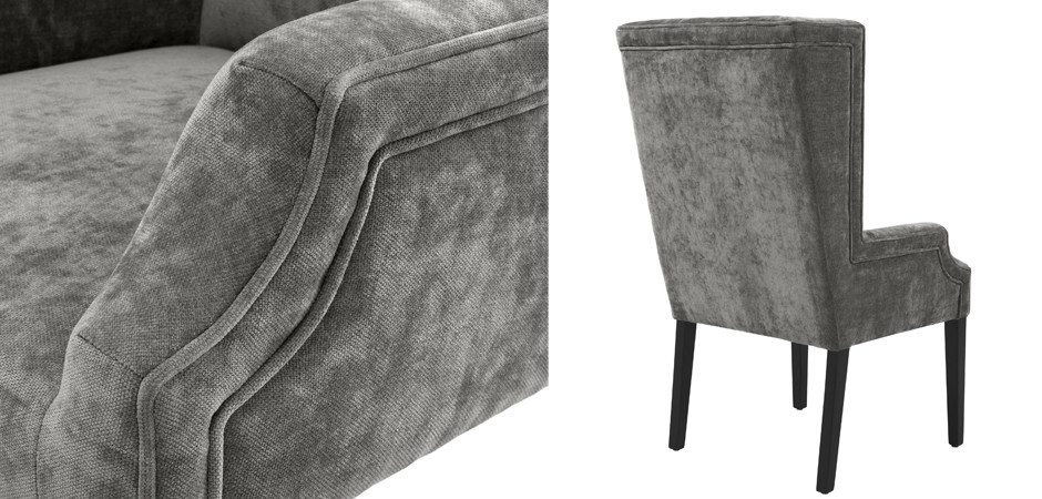Стул Eichholtz Dining Chair Tempio grey