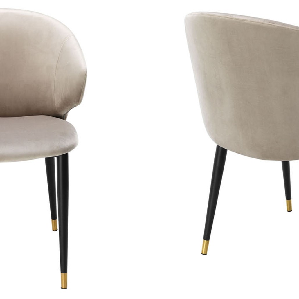 Стул Eichholtz DINING CHAIR VOLANTE beige