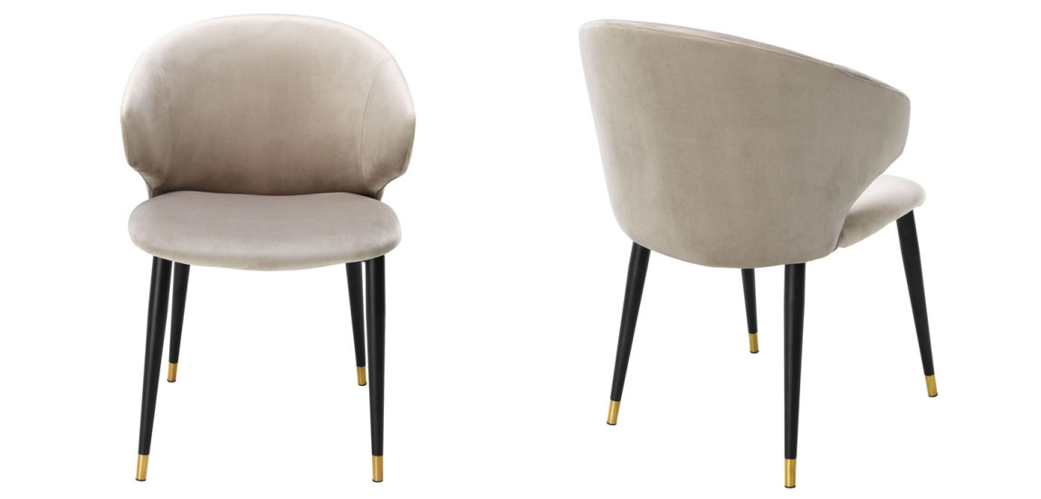 Стул Eichholtz DINING CHAIR VOLANTE beige