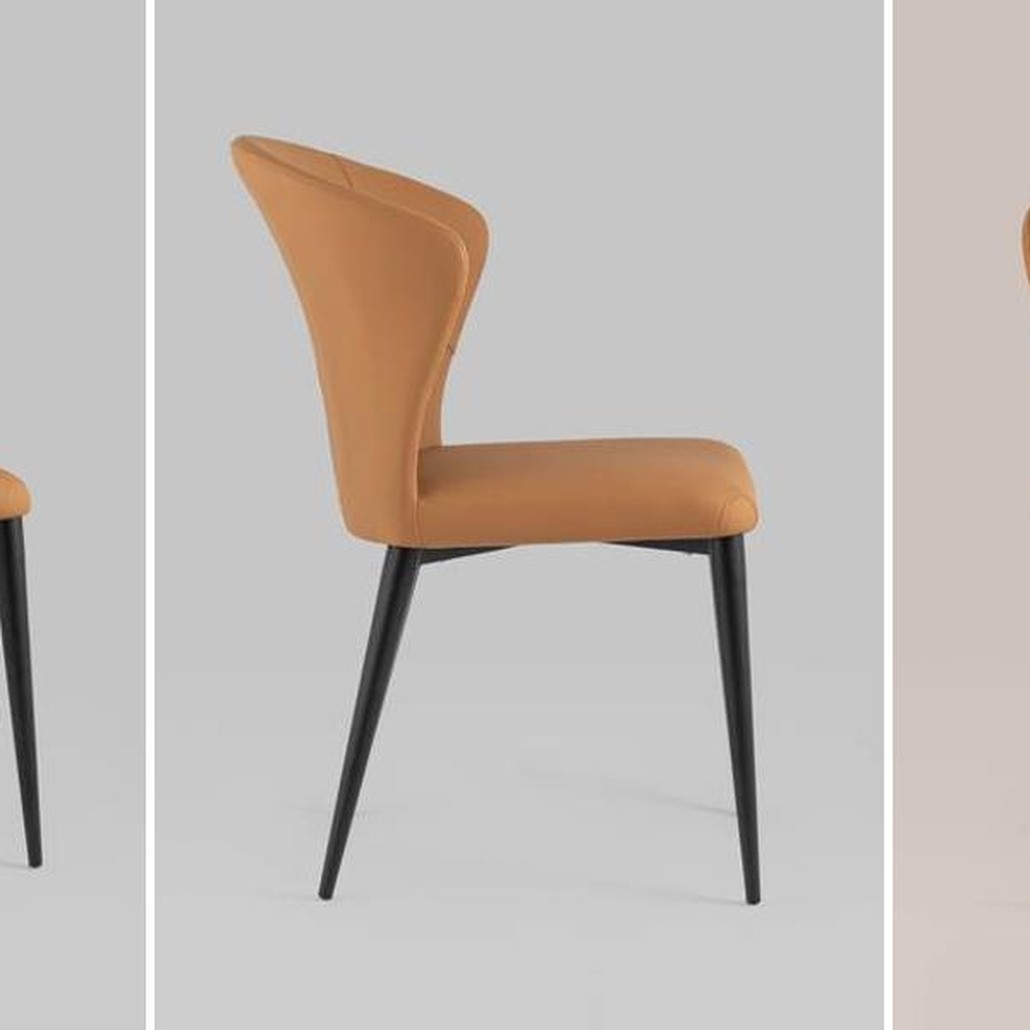 Стул Enigma Chair Оранжевая Экокожа