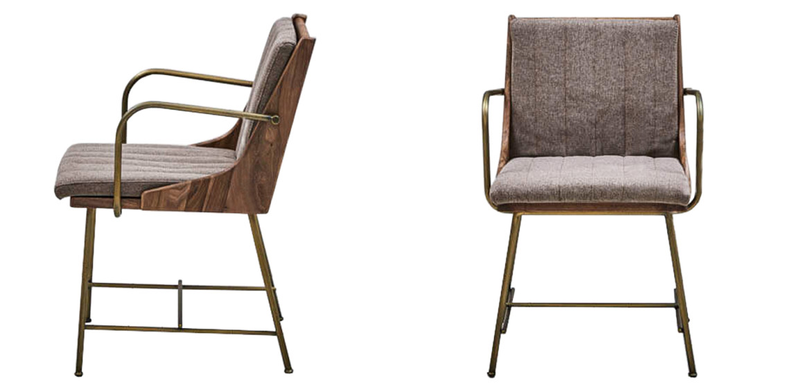 Стул Eoran Stool gray-beige