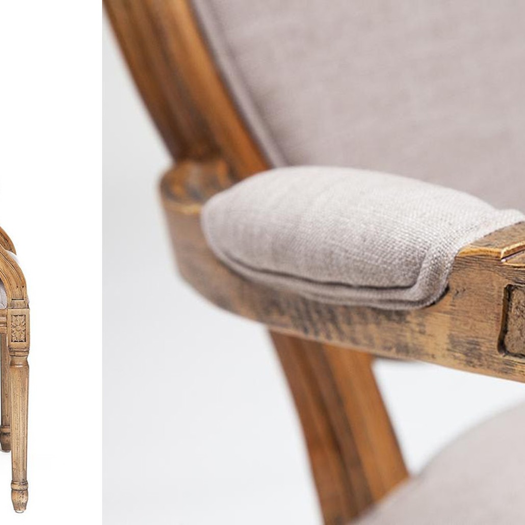 Стул French armchair Provence gray
