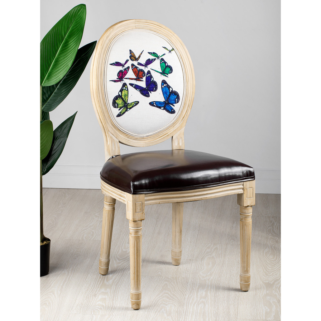 Стул French Field of butterflies