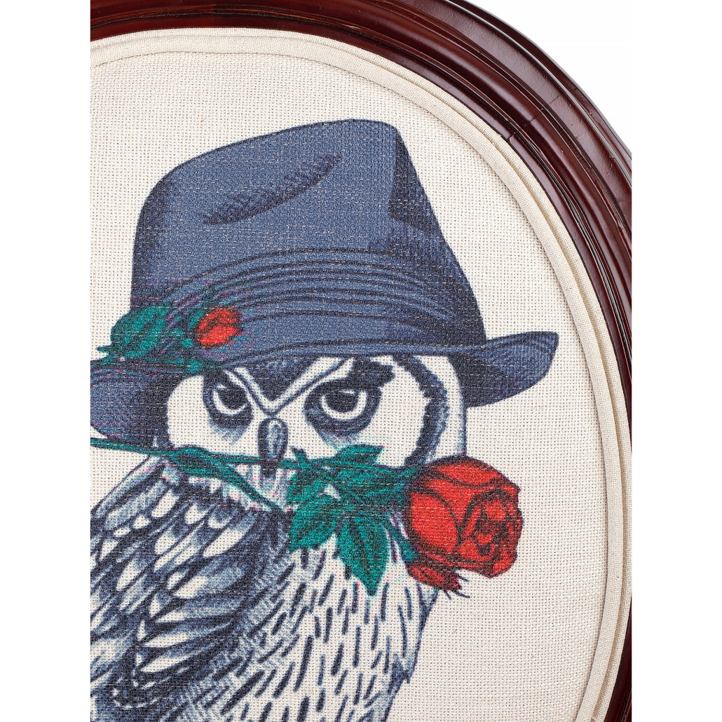 Стул French Owl with a rose