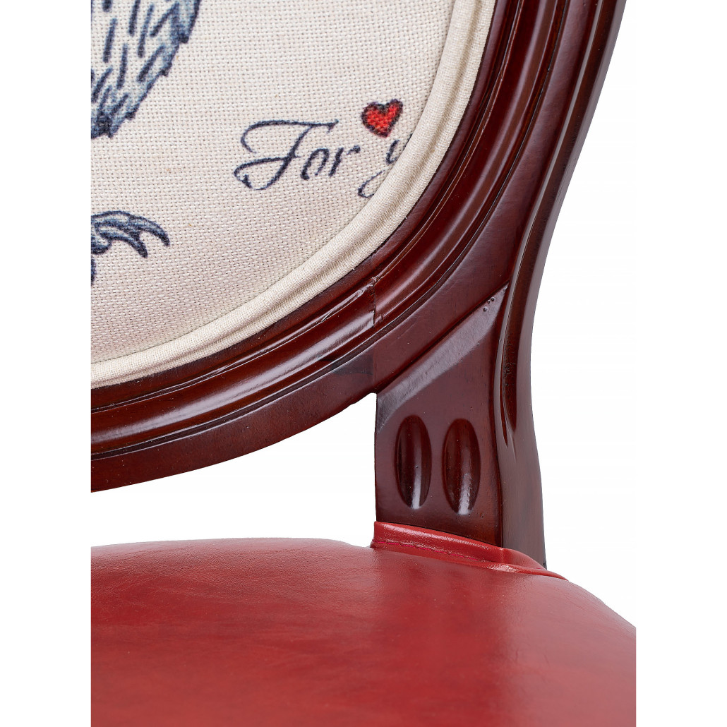 Стул French Owl with a rose