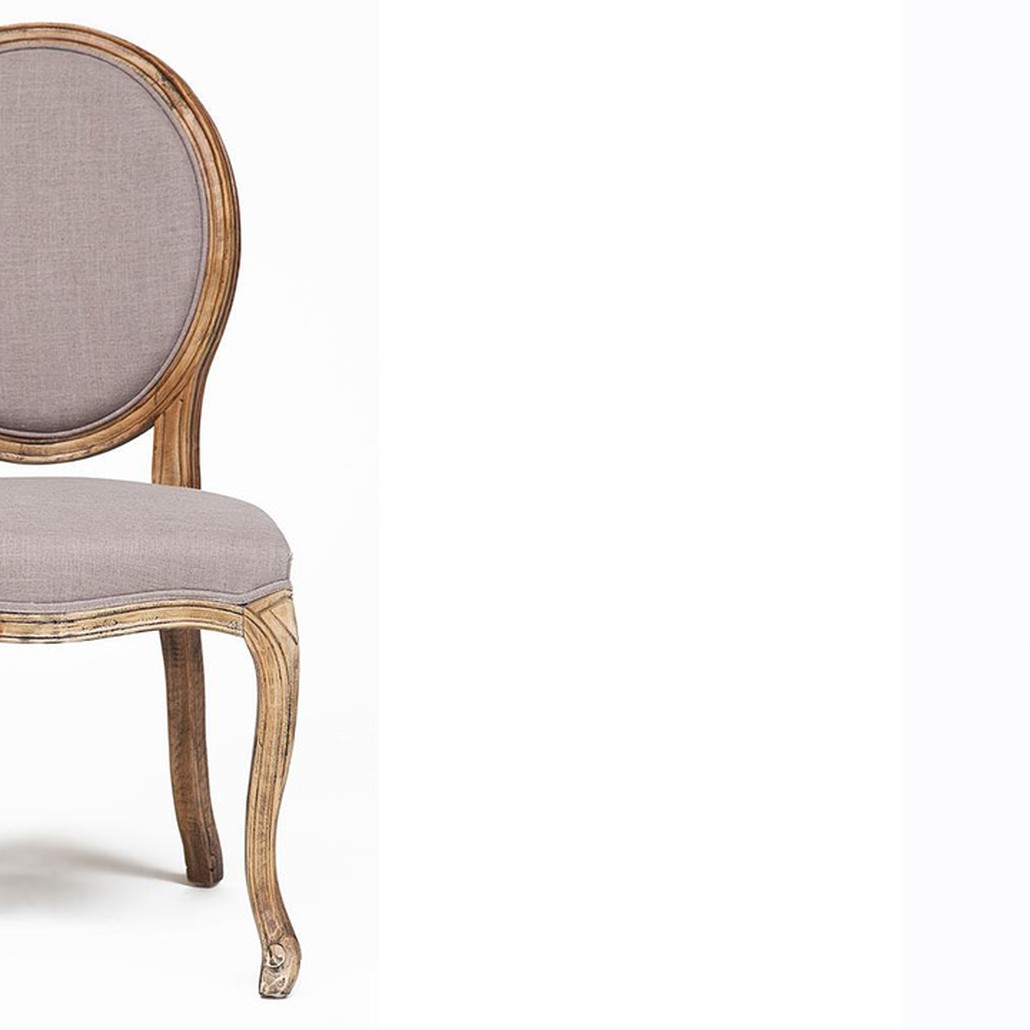 Стул French vintage chair Provence gray