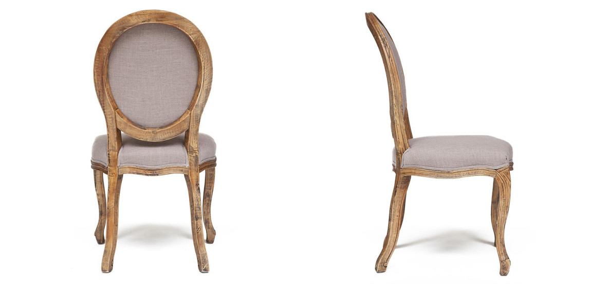 Стул French vintage chair Provence gray