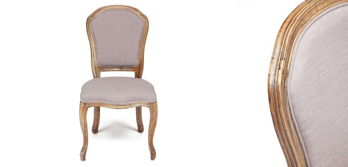 Стул French vintage gray chair Provence