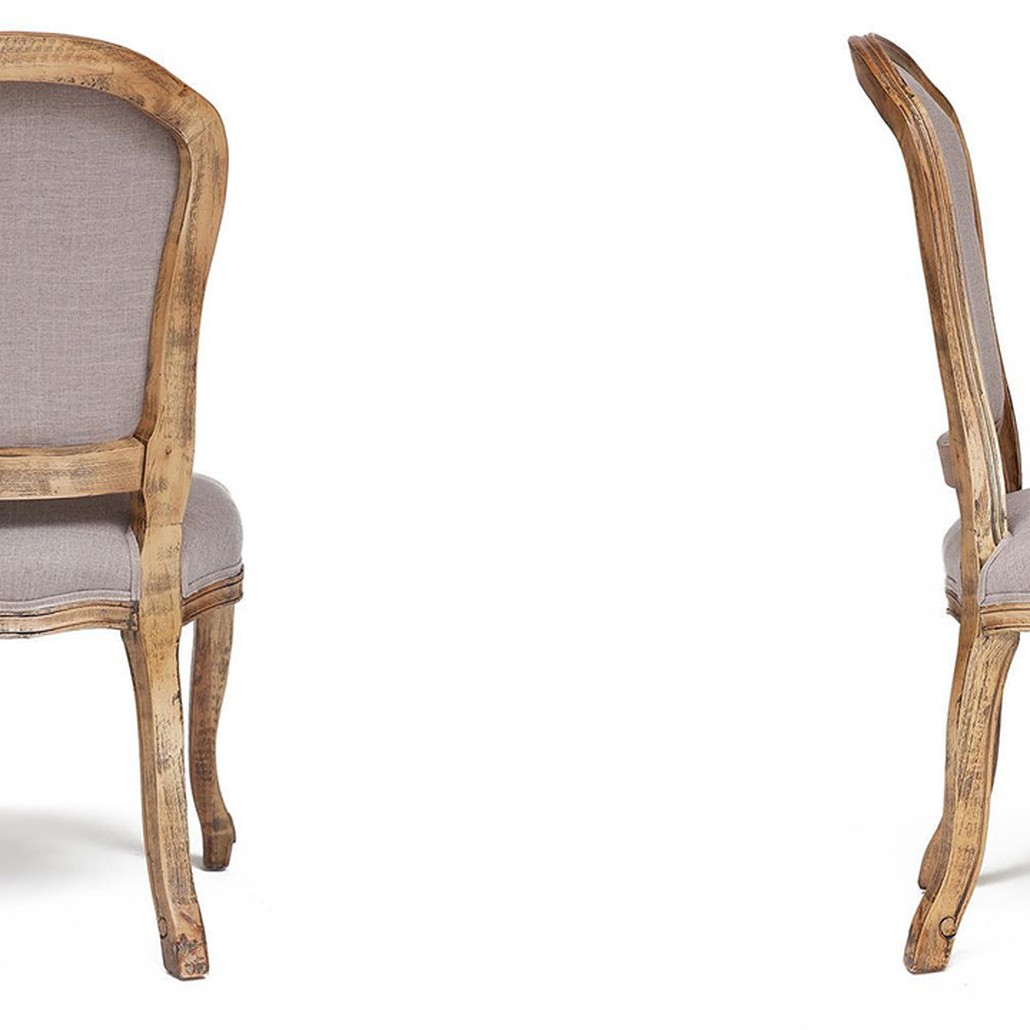 Стул French vintage gray chair Provence