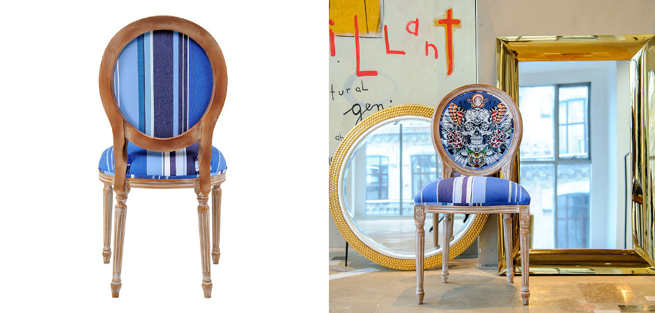 Стул Ghost Rider Blue