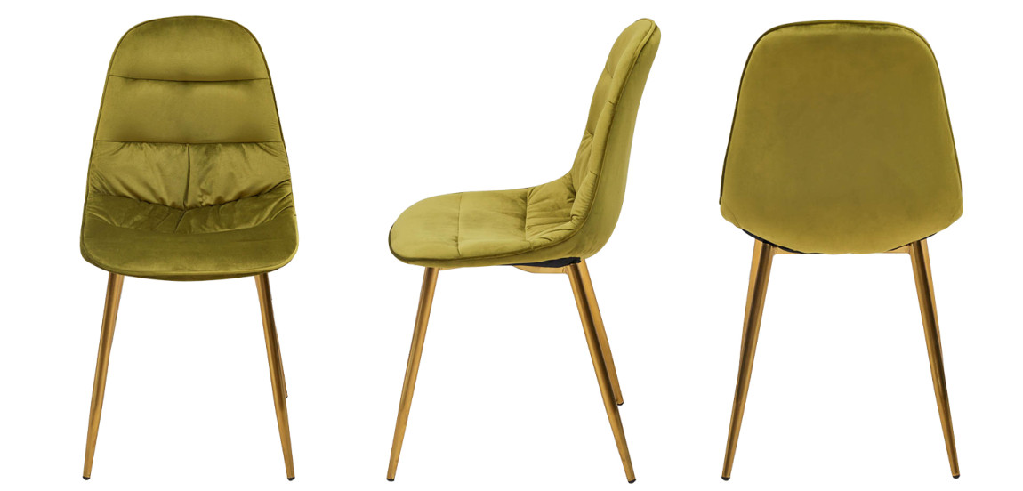 Стул Grace Velvet Olive Green Оливковый