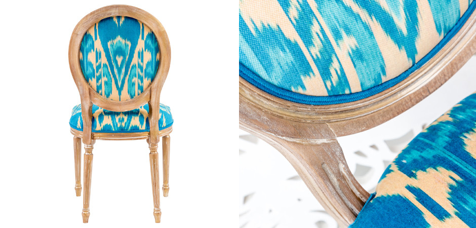 Стул Ikat Pattern Голубой
