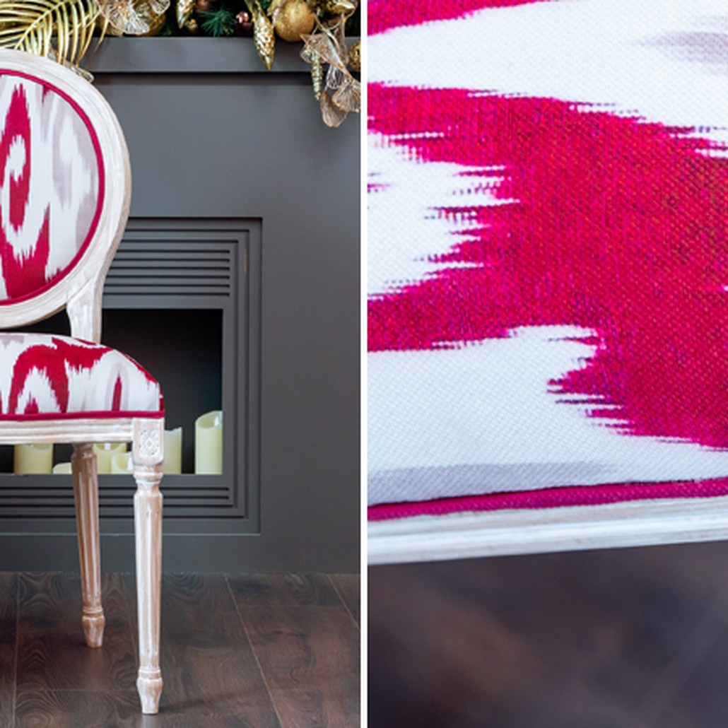 Стул Ikat Pattern Красный