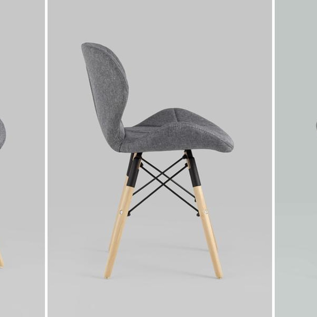 Стул Jeroen Chair Рогожка Серый Цвет