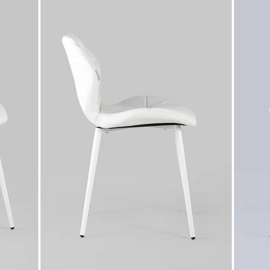 Стул Jeroen II Chair Экокожа Белый цвет