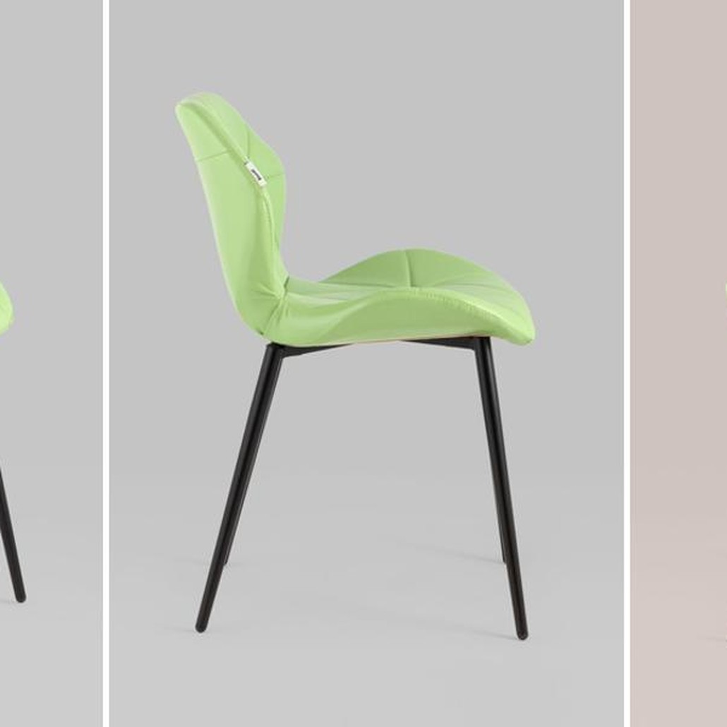 Стул Jeroen II Chair Экокожа Зеленый Лайм