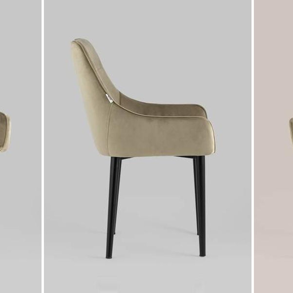 Стул Joan Chair Бежевый Велюр Капучино
