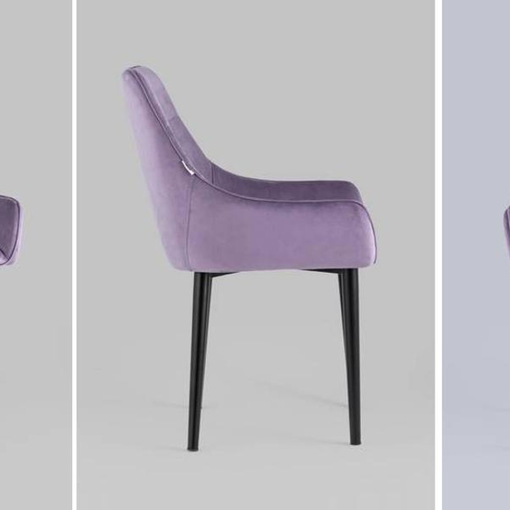 Стул Joan Chair Сиреневый Велюр
