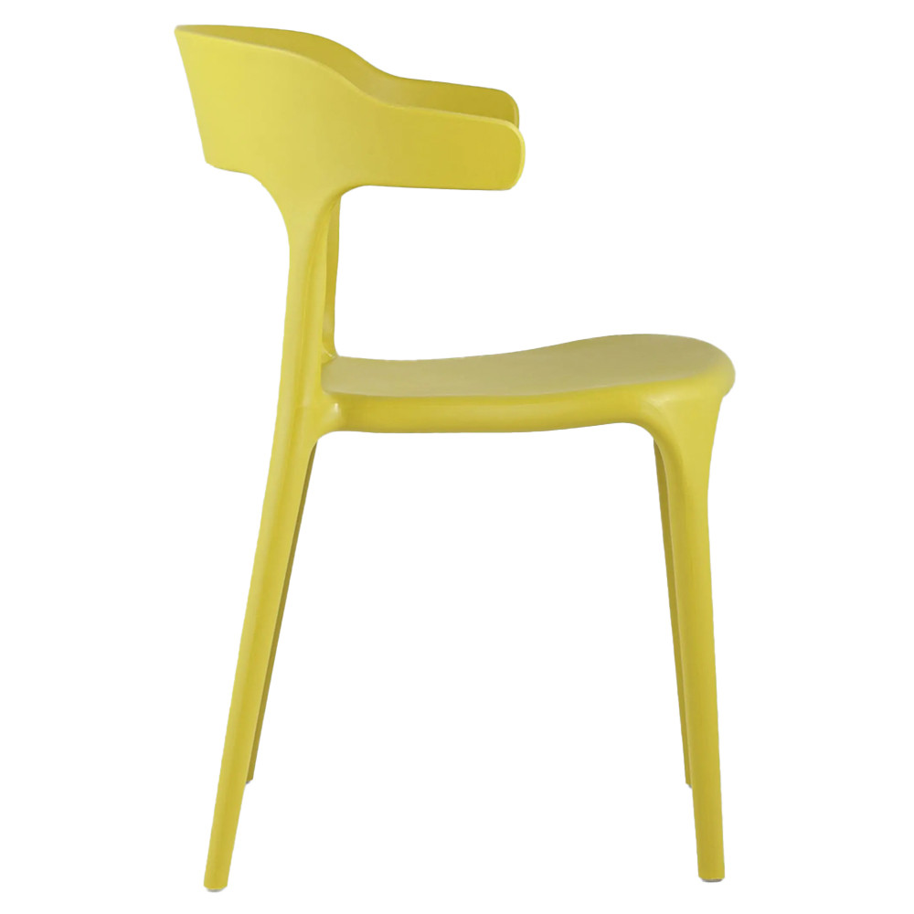 Стул Joris Yellow Plastic