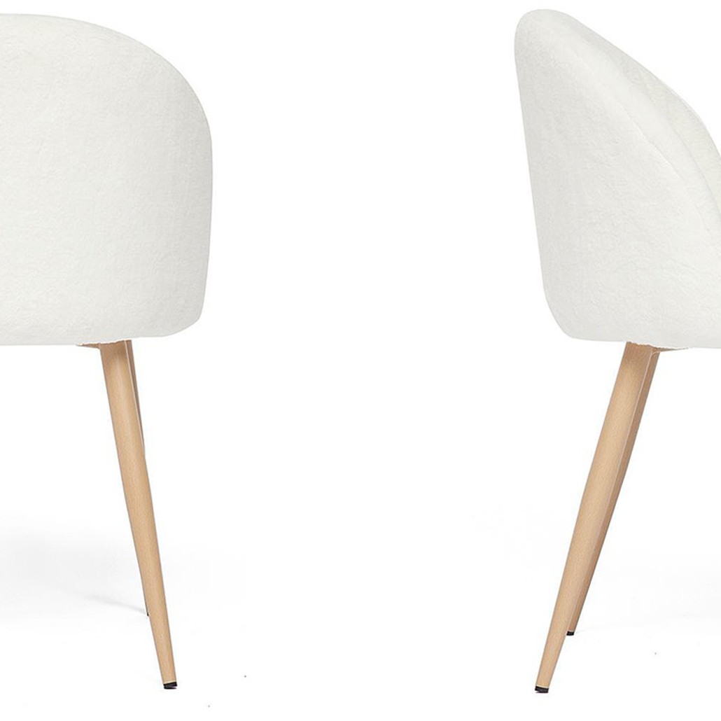 Стул Lea white plush
