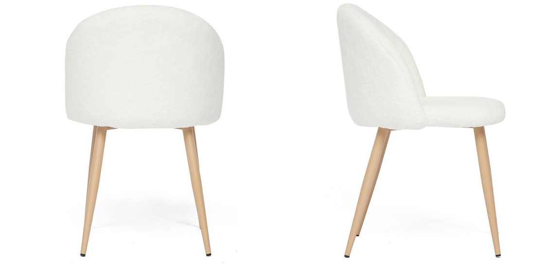 Стул Lea white plush