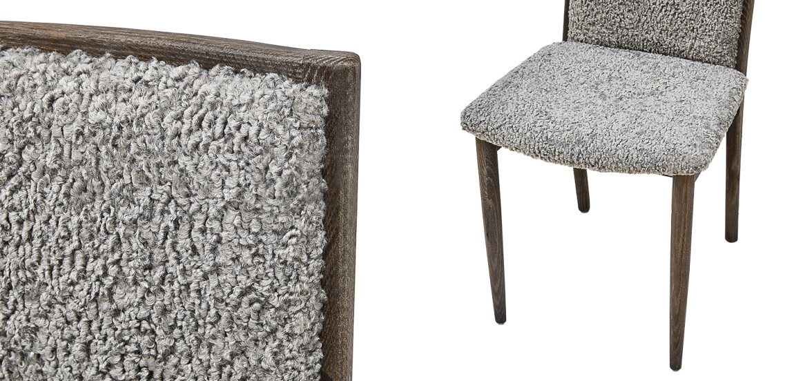 Стул Marcio Stool gray-beige