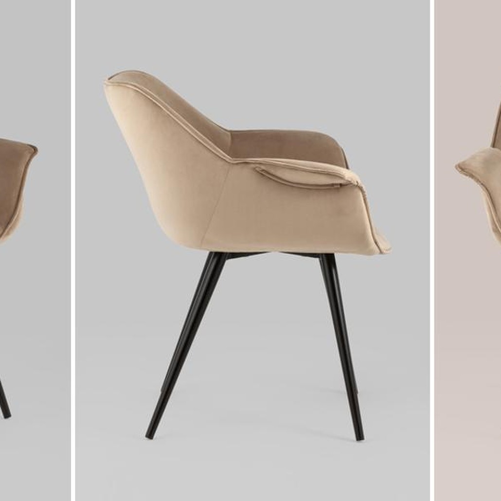Стул Mason chair Велюр Капучино