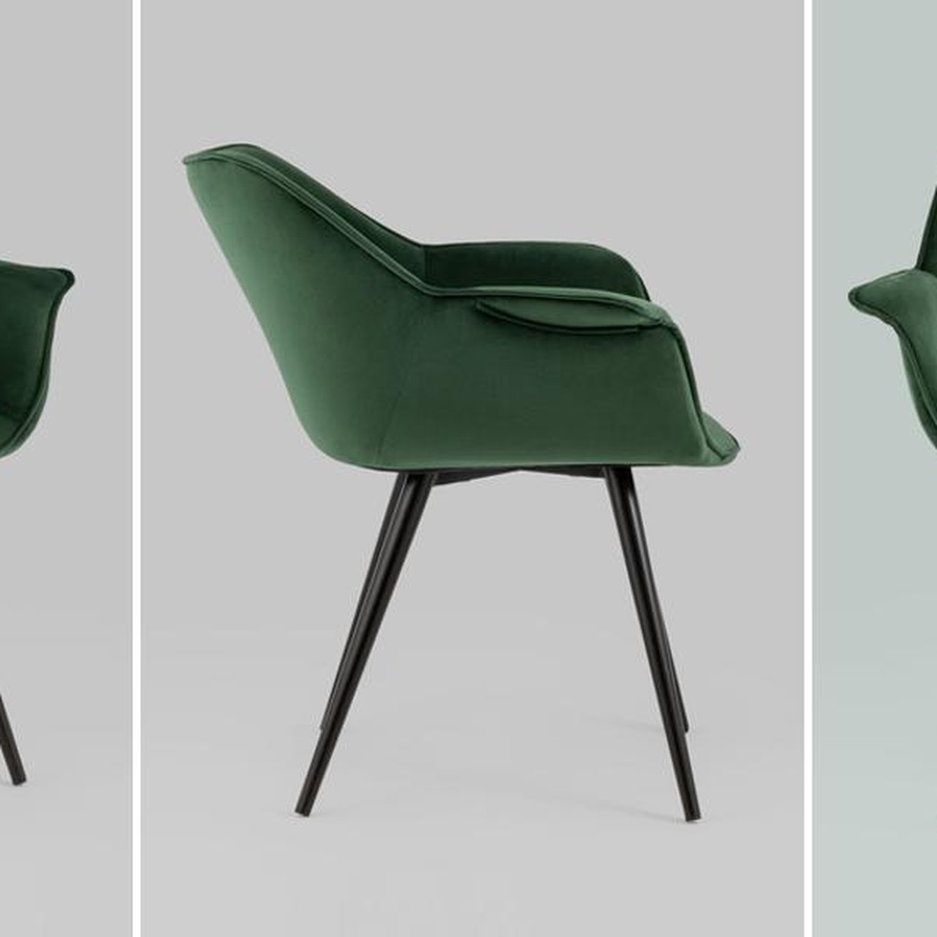 Стул Mason chair Зеленый Велюр