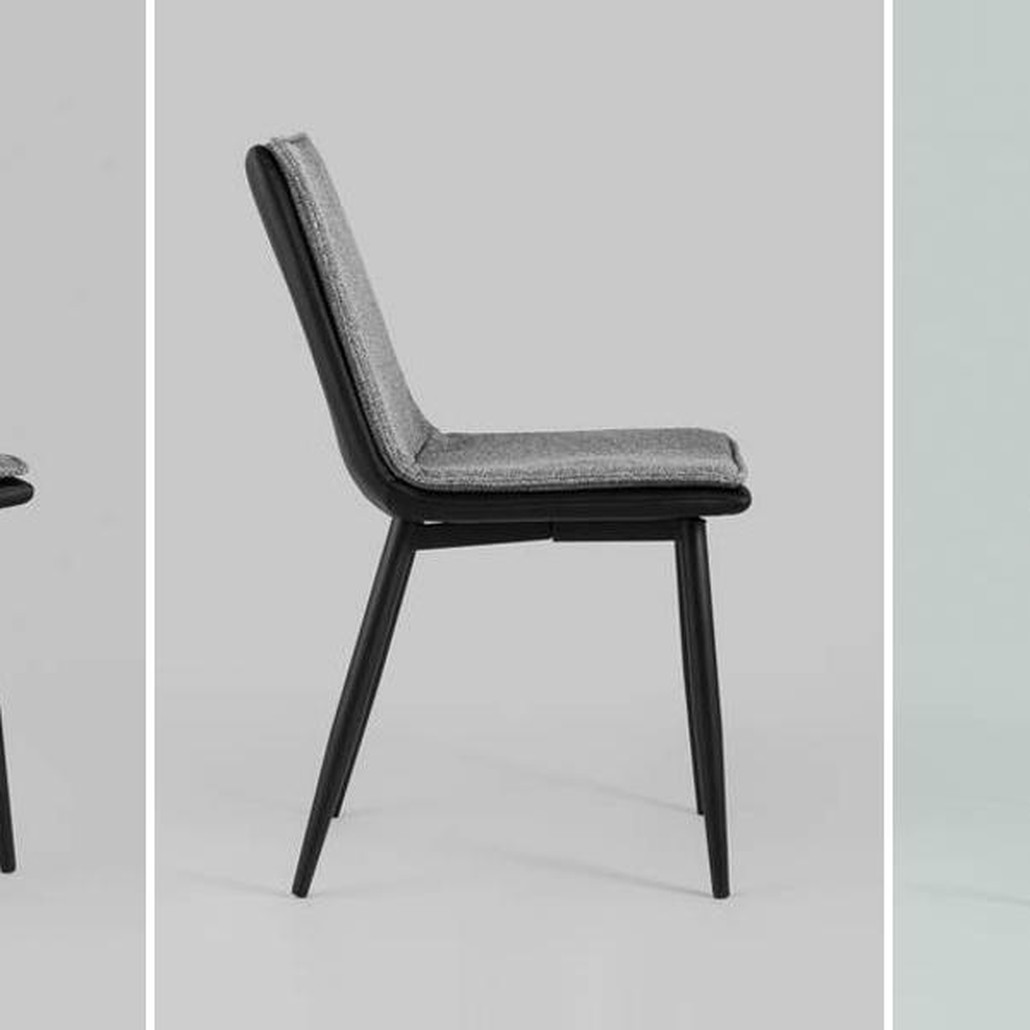 Стул Melissa  Chair Серая Рогожка