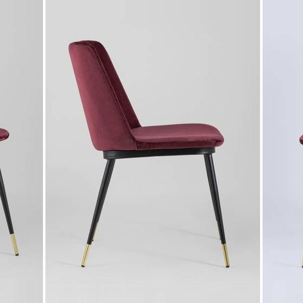 Стул Melissa Chair Вишневый Велюр