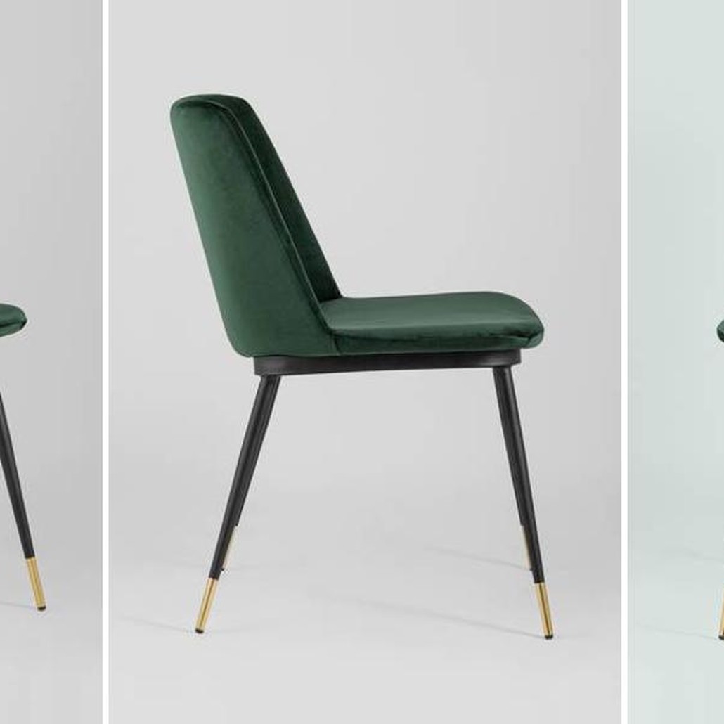 Стул Melissa Chair Зеленый Велюр