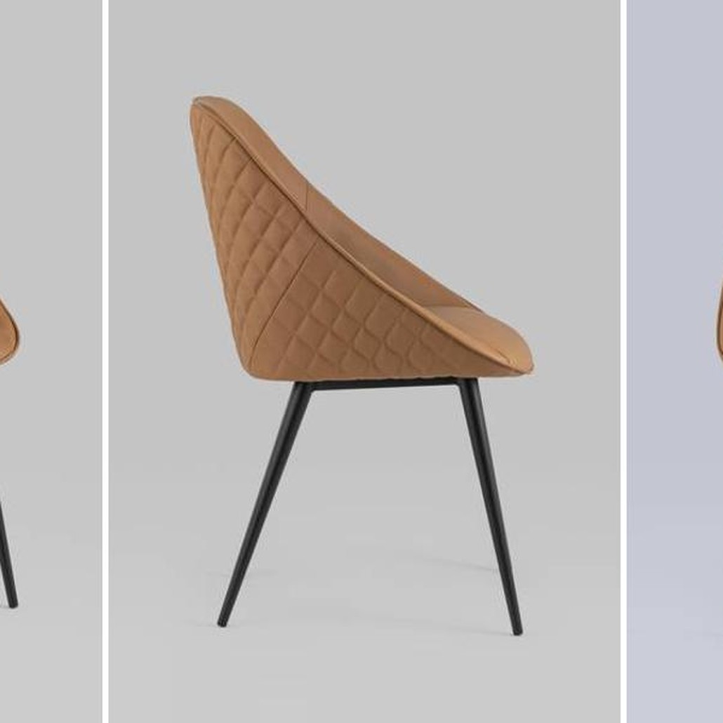 Стул Miruna Chair Коричневая Экокожа