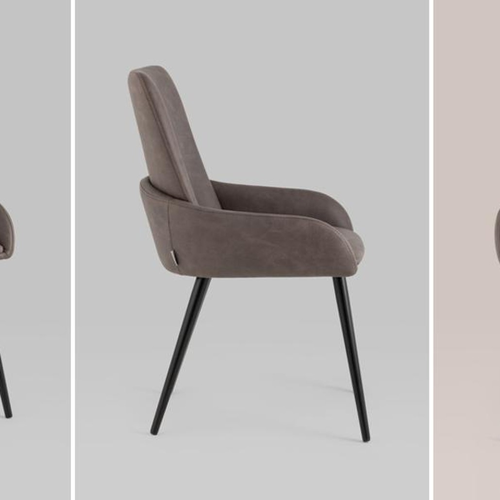 Стул Munchen Chair Коричневая Винтажная Экокожа