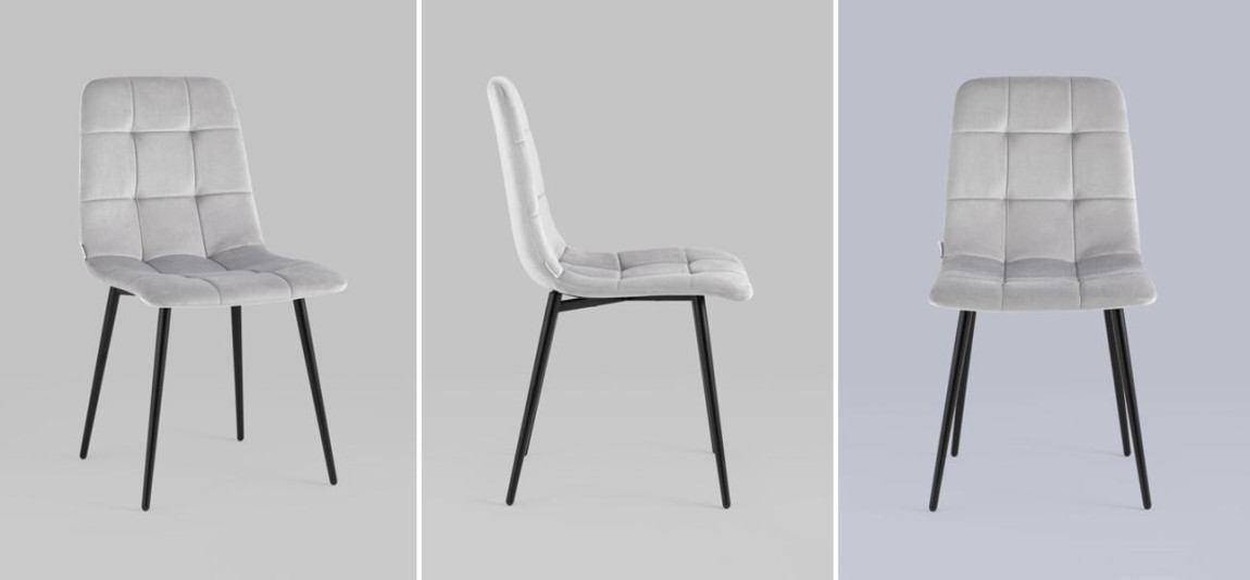 Стул NANCY Chair Молочный Велюр