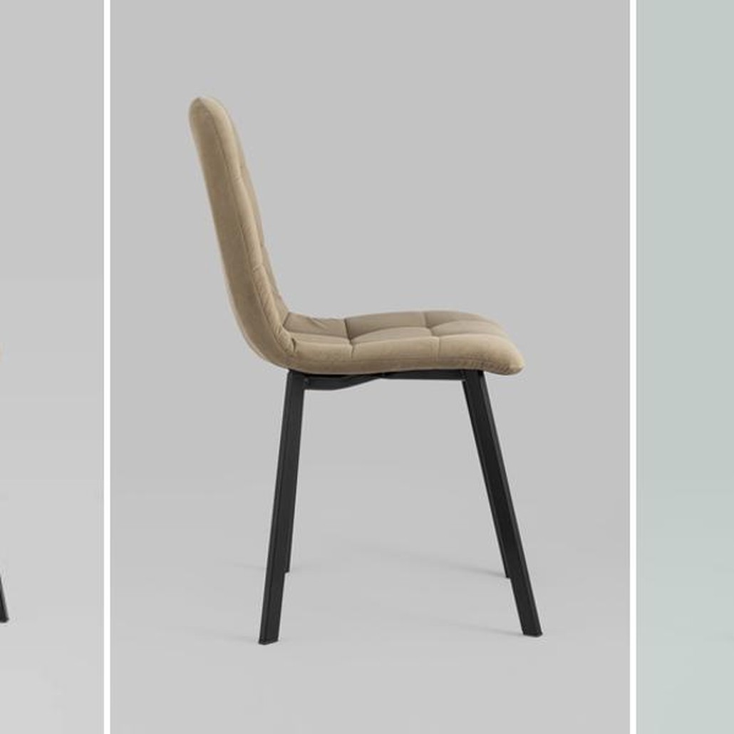 Стул NANCY S Chair Коричневый Велюр